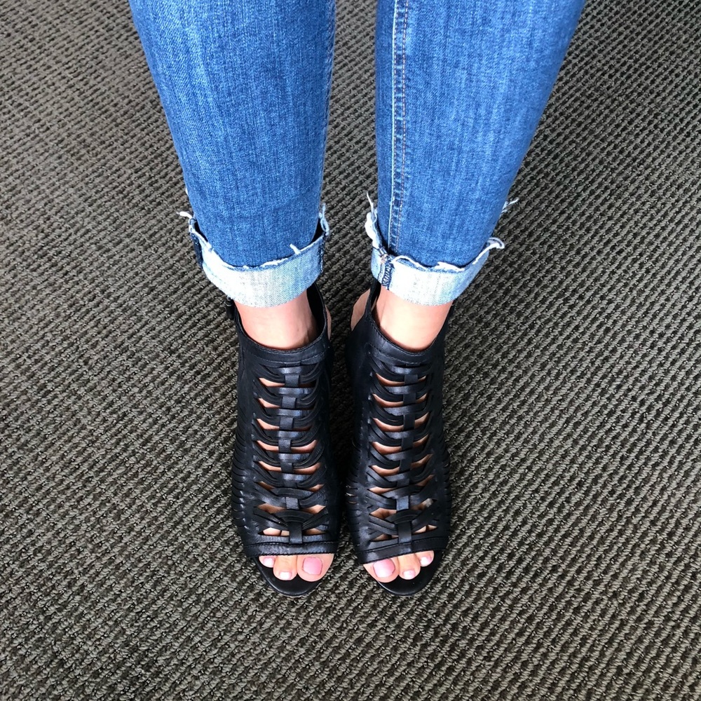 Vince Camuto Black Heeled Sandals